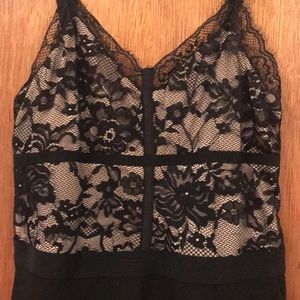 Express lace top jumpsuit